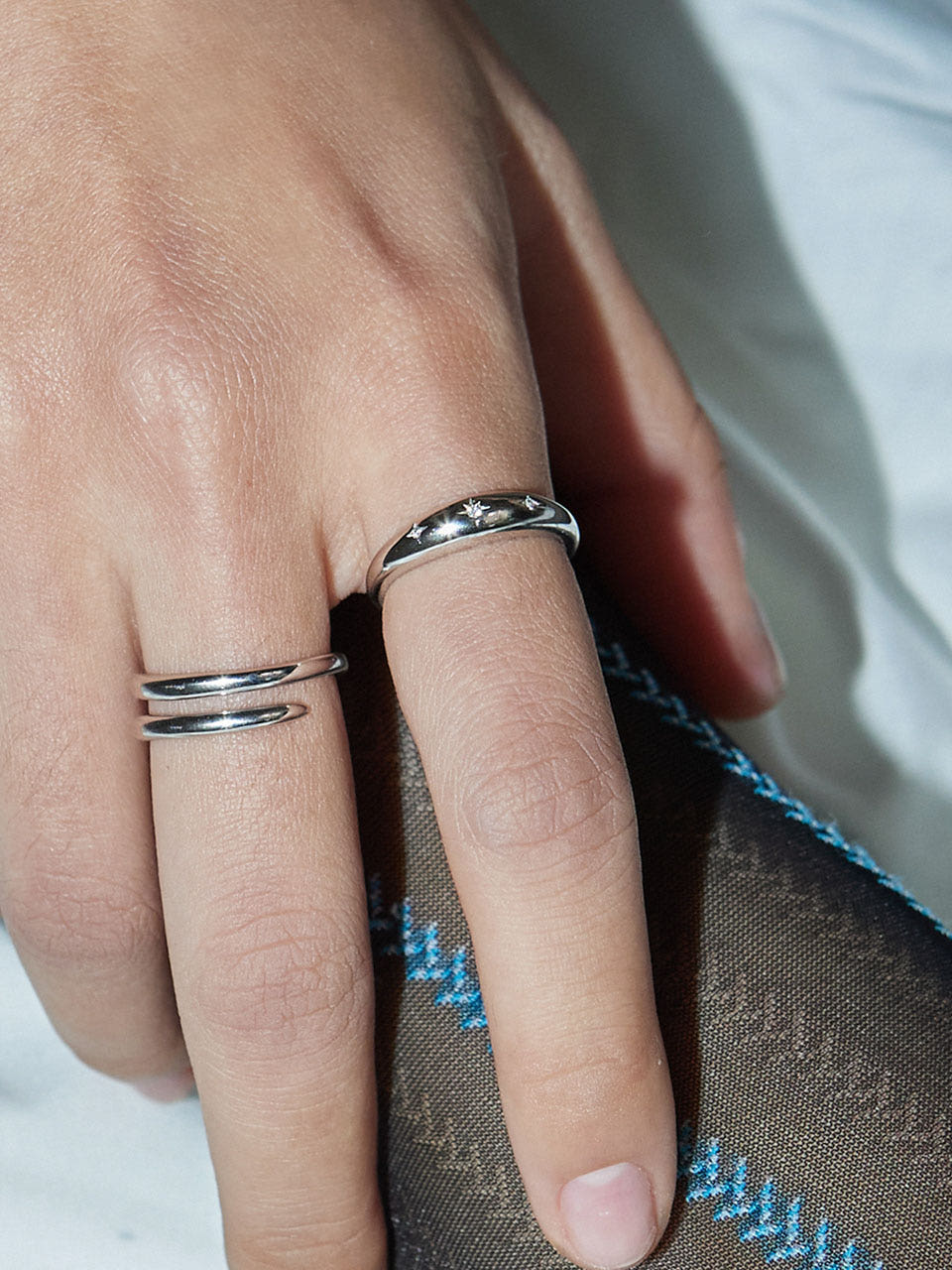 [바이이에르] [925 silver] Star stone ring (Silver) BH7R52712W9 - 상세 이미지 4