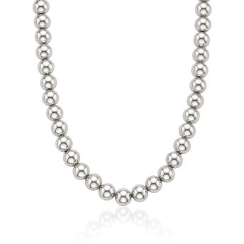 [바이이에르] Ball bead necklace 8mm (Silver) BH7N53732WB480 - 상세 이미지 2