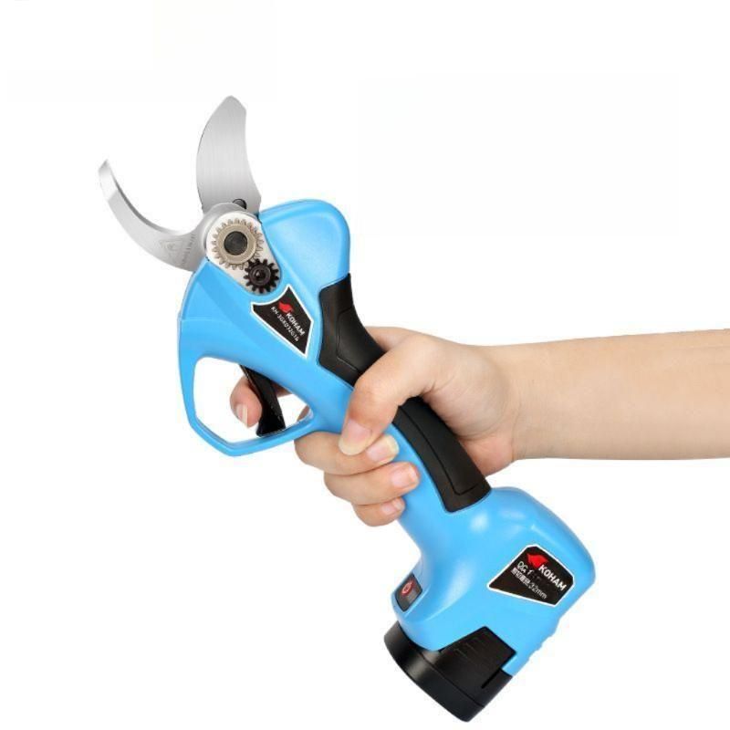 코햄 전동가위 원예 조경 전정가위 무선 가지치기 도구 2.5cm 실속모델 (배터리2개)