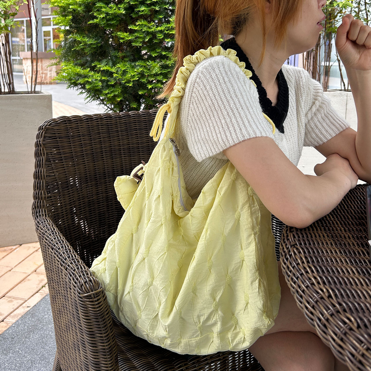 제이제스트[자체제작] ]3way 스트랩 셔링 보부상 가방 M사이즈 패드,탭 수납 - 상세 이미지 2
