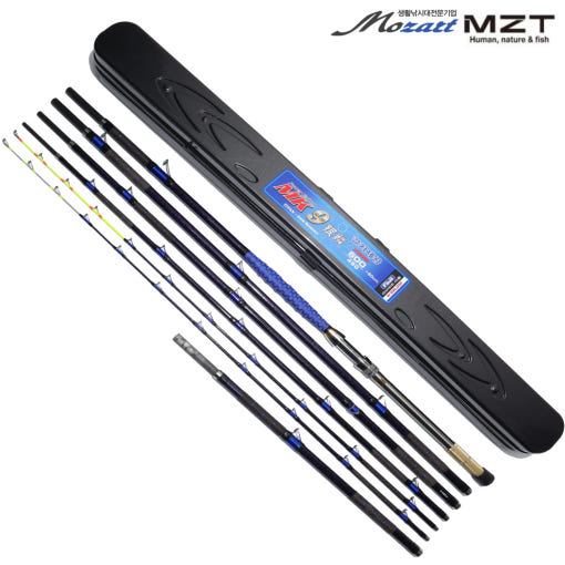 25년 MZT 모짜르트 티탄 MK9 은린 갈치제왕 줌 480 600 블루 줄잡이 선상 갈치 낚시대 - 상세 이미지 3