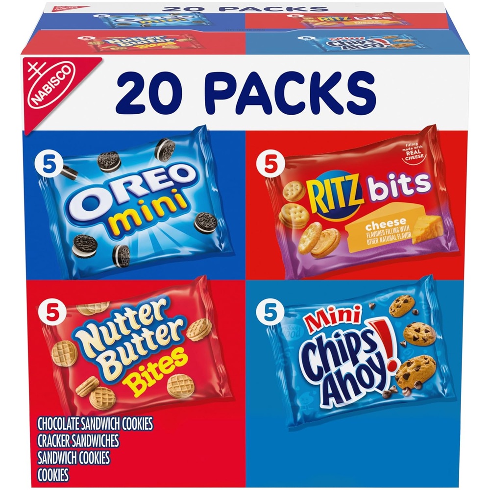 Nabisco 나비스코 간식 믹스 20팩 크래커 - 상품 이미지