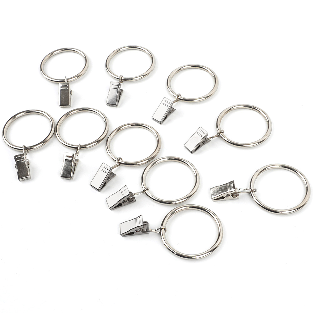 커튼링고리 커텐 고리 봉 집게 커튼 집게링 10개