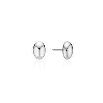 [바이이에르] [925 silver] Egg ball earrings (Silver) BH7E40707W9XXX - 상세 이미지 2