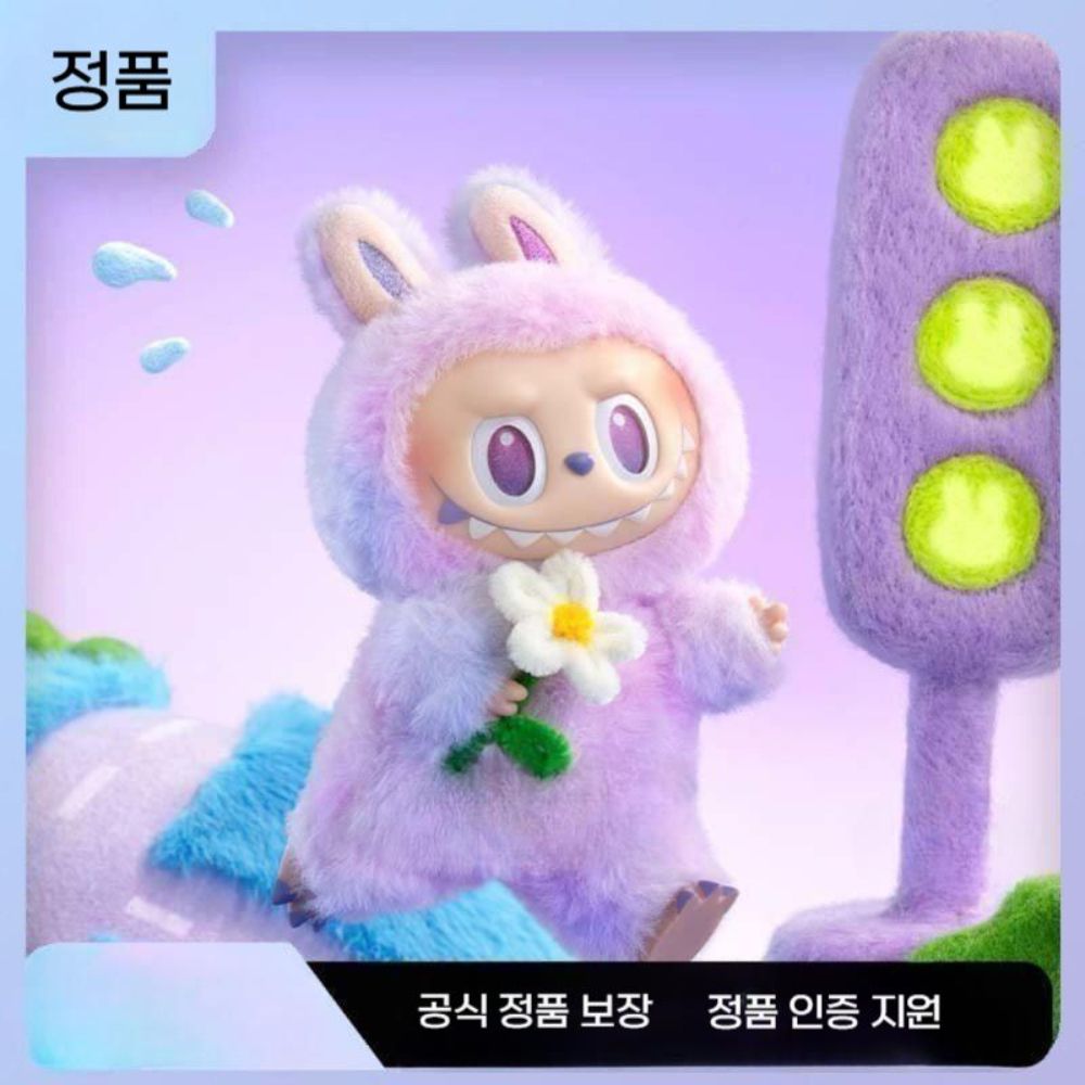 정품 팝마트 3세대 더몬스터즈 라부부 인형 랜덤박스 에나벨 플러시 키링 - 상세 이미지 3