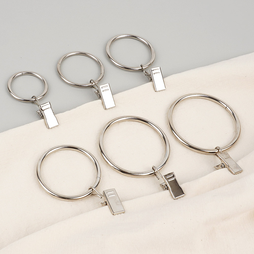 커튼링고리 커텐 고리 봉 집게 커튼 집게링 10개