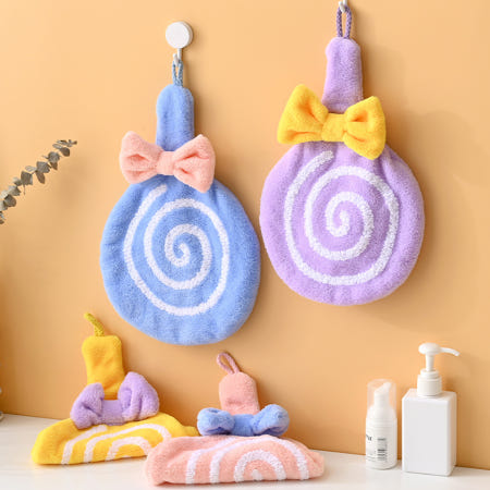 걸이형 수건 세면타월 욕실용 원형타올