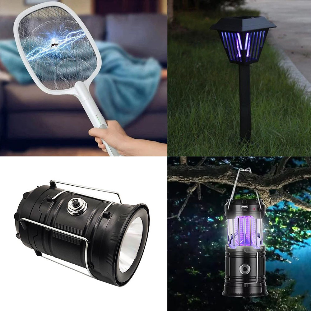 충전식 해충 퇴치기 야외 전기 날벌레 모기채 정원등 랜턴