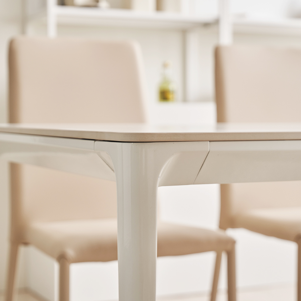 바스포르 람스 이태리 포세린 세라믹 무광 식탁세트 테이블 2인용 1200