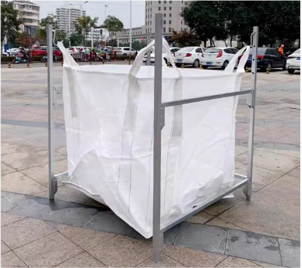조립식 톤백 마대 거치대 이동 바퀴 선반 랙 작업홀더 분리형 구조 가볍게 설치 - 상품 이미지