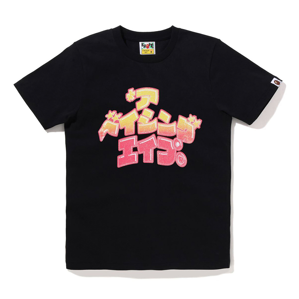 베이프 우먼즈 반팔티 KATAKANA A BATHING APE TEE 1L80-210-066 - 상품 이미지