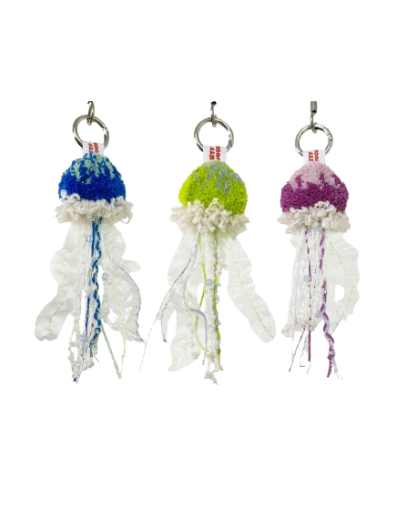 키프터치 비닐해파리 업사이클링 keyring 5종 - 메인 이미지