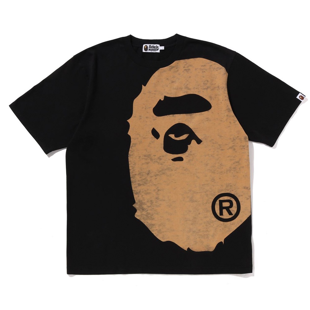 베이프 반팔티 BLEACHED BIG APE HEAD RELAXED FIT TEE 1L80-109-003 - 메인 이미지