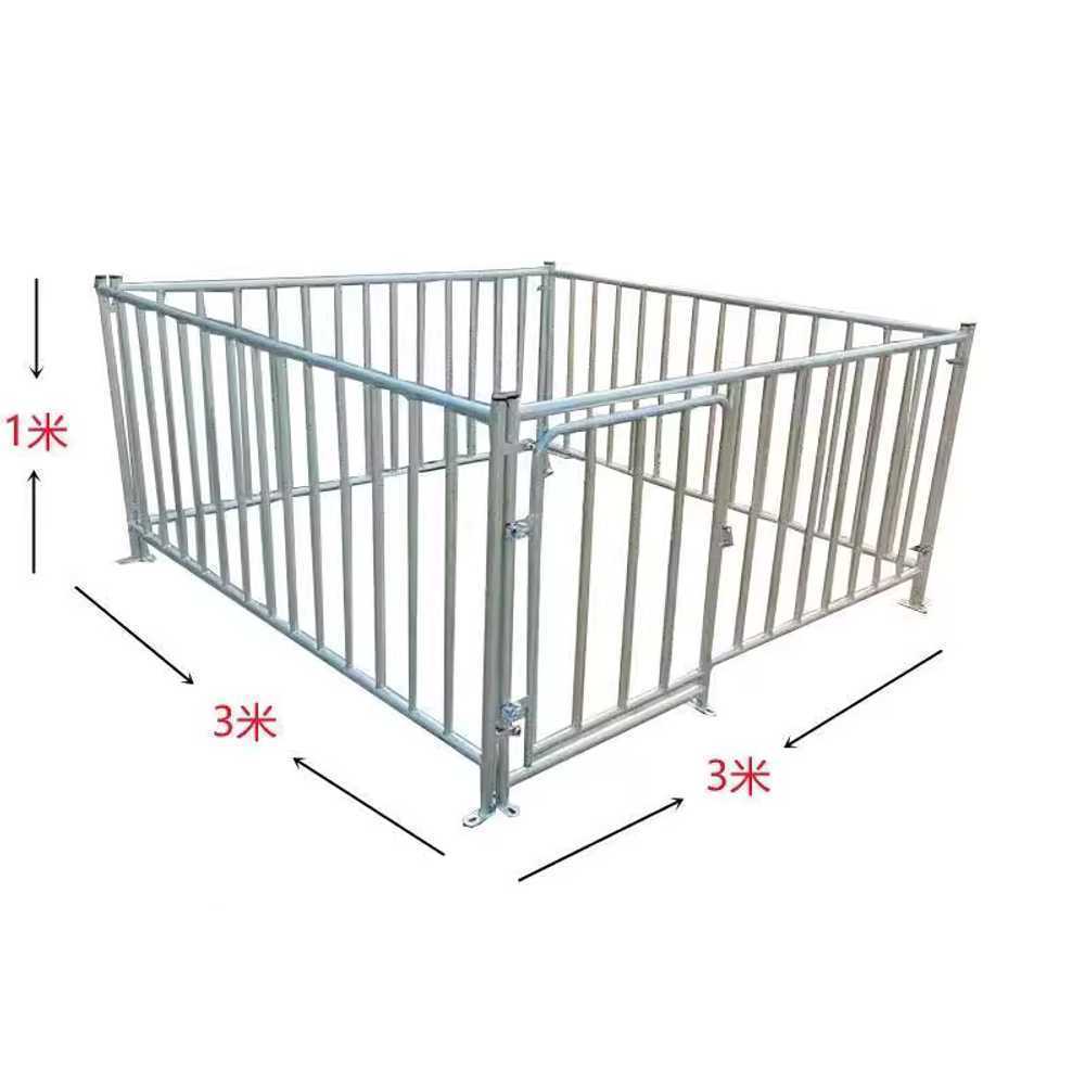 조립식 울타리 펜스 돼지 우리 축산 농가 격리 창살 냉도금 1m x 1m (간격 12cm) - 상세 이미지 5