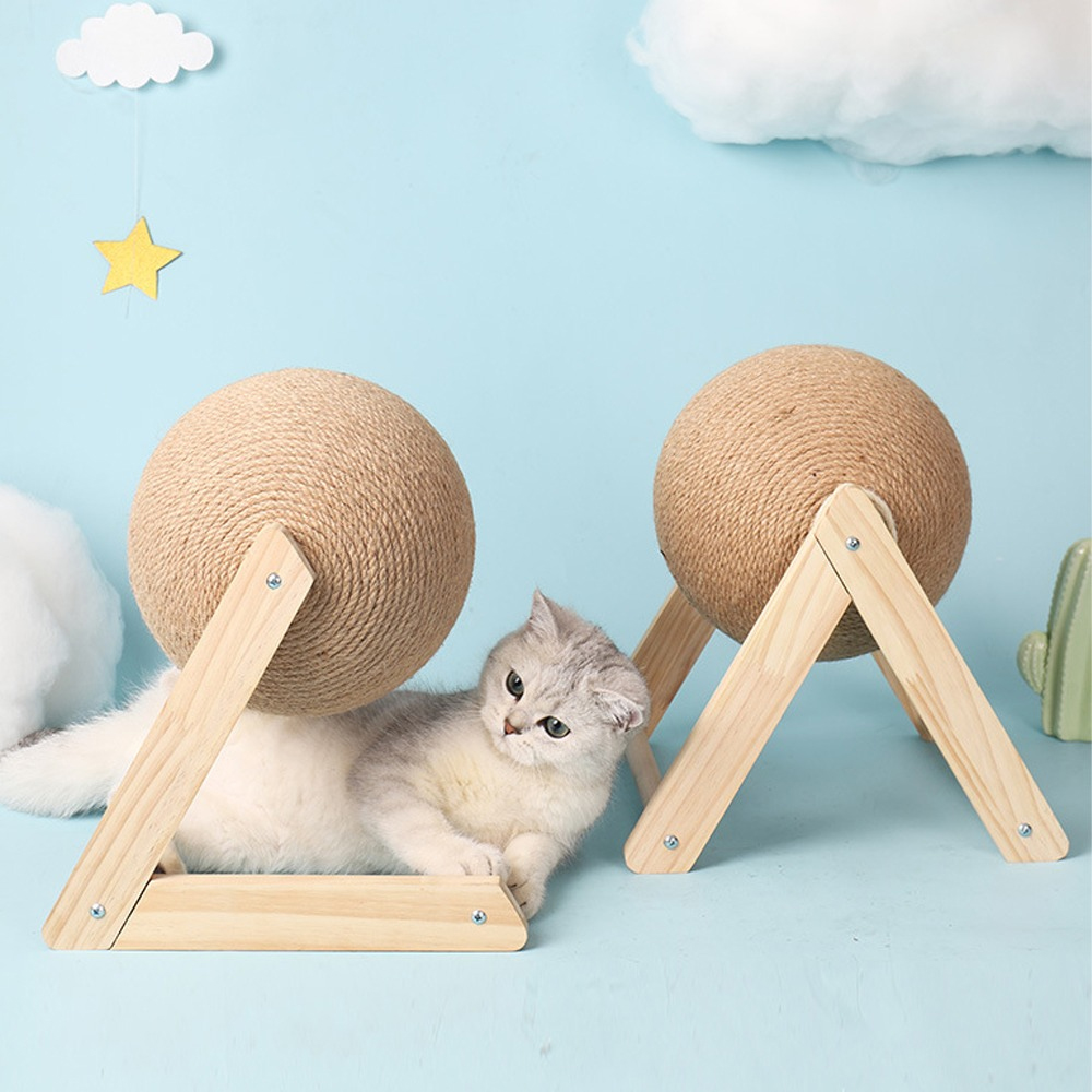 개과천선 어몽드 스윈공 고양이 스크래쳐 회전 볼 장난감 반려묘 - 상세 이미지 2