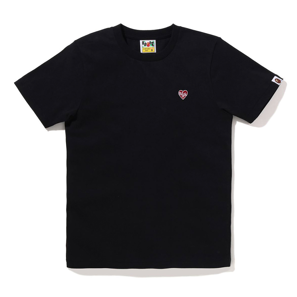베이프 우먼즈 반팔티 HEART ONE POINT TEE 1L80-210-060 - 상세 이미지 3