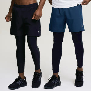 남여공용 컴팩트 2in1 9부 워터레깅스 수영복 반바지 러닝 팬츠 블랙 운동러 솔직 후기 | 실사용 리뷰 - 상품 이미지 3