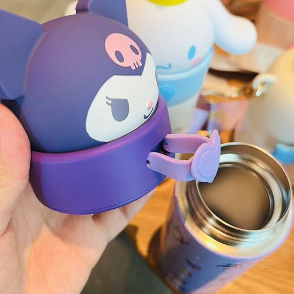 산리오텀블러 스텐 보온 입체 피규어 350ml 텀블러 - 상세 이미지 4