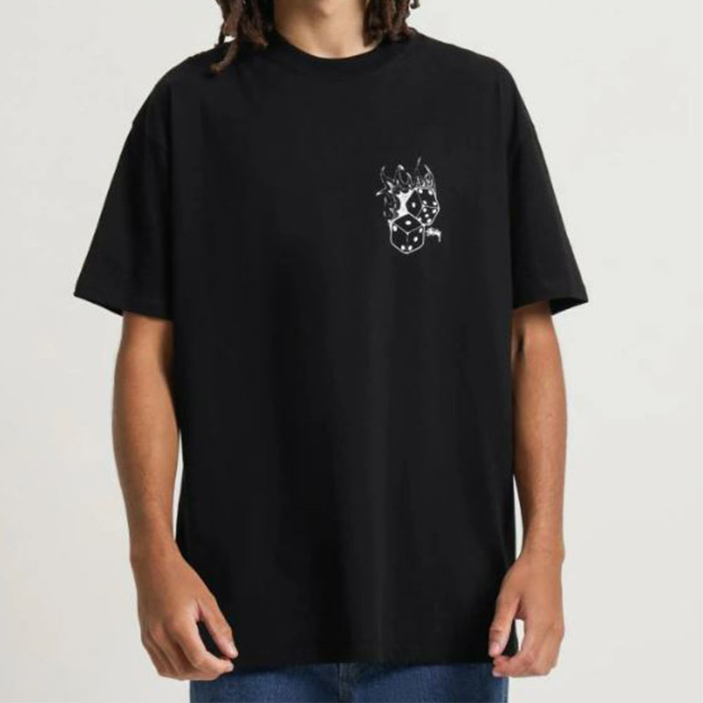 남성 스투시 주사위 반팔 남자 외출 패션 Stussy 티셔츠 - 상세 이미지 3