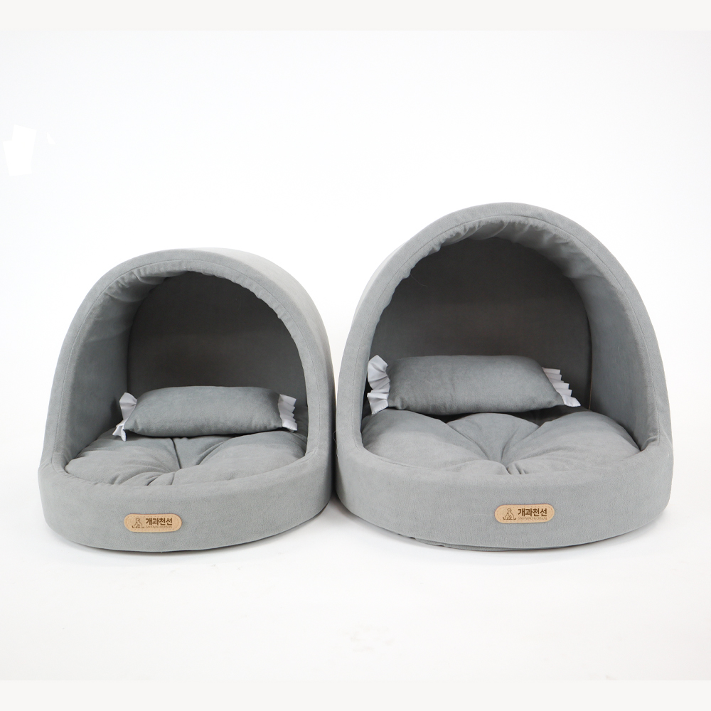 개과천선 케이브 강아지 집 하우스 고양이 동글이하우스 사계절