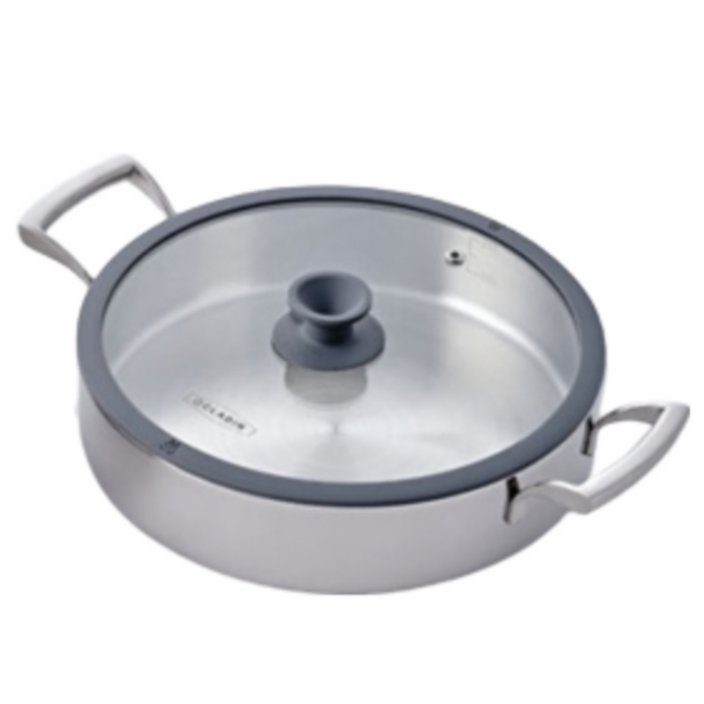 클래딘 IH 통3중 두꺼운 6T 스텐 인덕션 전골냄비 24cm x 6cm