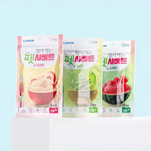 포켄스 얼려 먹는 펫샤베트 65g 강아지 간식 시원한 과일 디저트 1+1 솔직 후기 | 실제 사용자 리뷰 총정리 - 상품 이미지 1