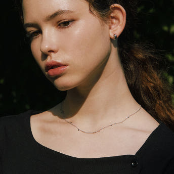 [바이이에르] [925 silver] Spangle necklace (Silver) BH7N40710W9450 - 상세 이미지 5