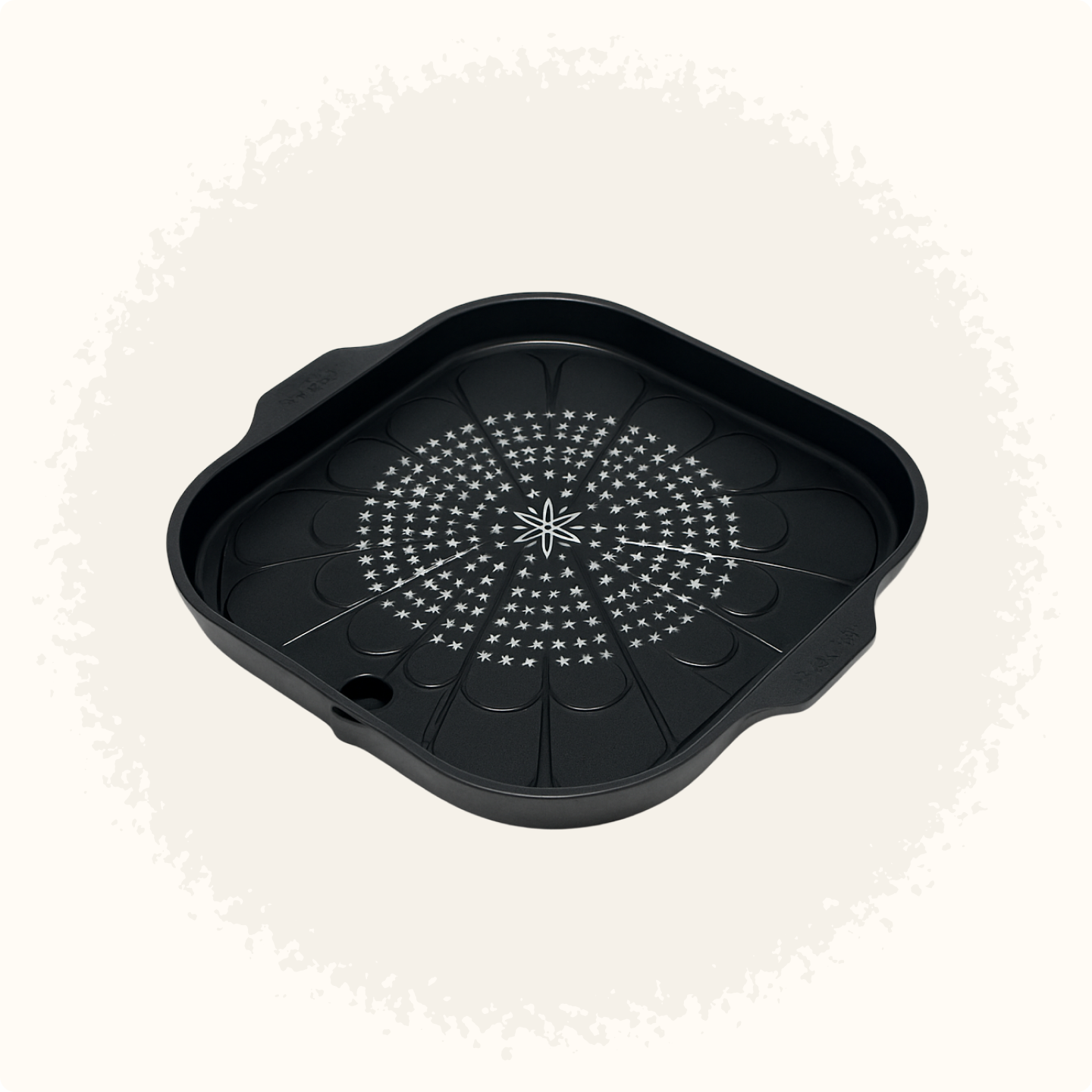 4중 코팅 캠핑 그리들 고기 삼겹살 불판 32cm, 코팅 정사각