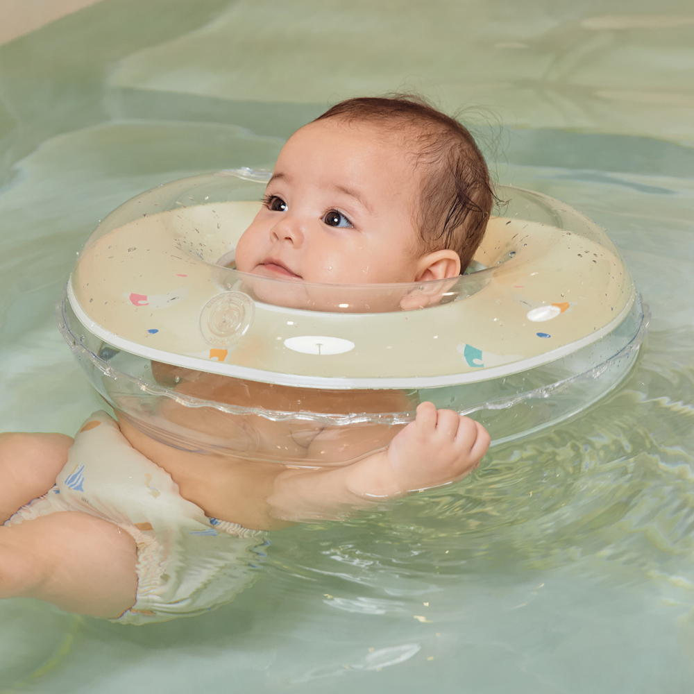 스윔어바웃 신생아 아기 목튜브 신생아 목욕 밍곰 캐릭터 물놀이 튜브