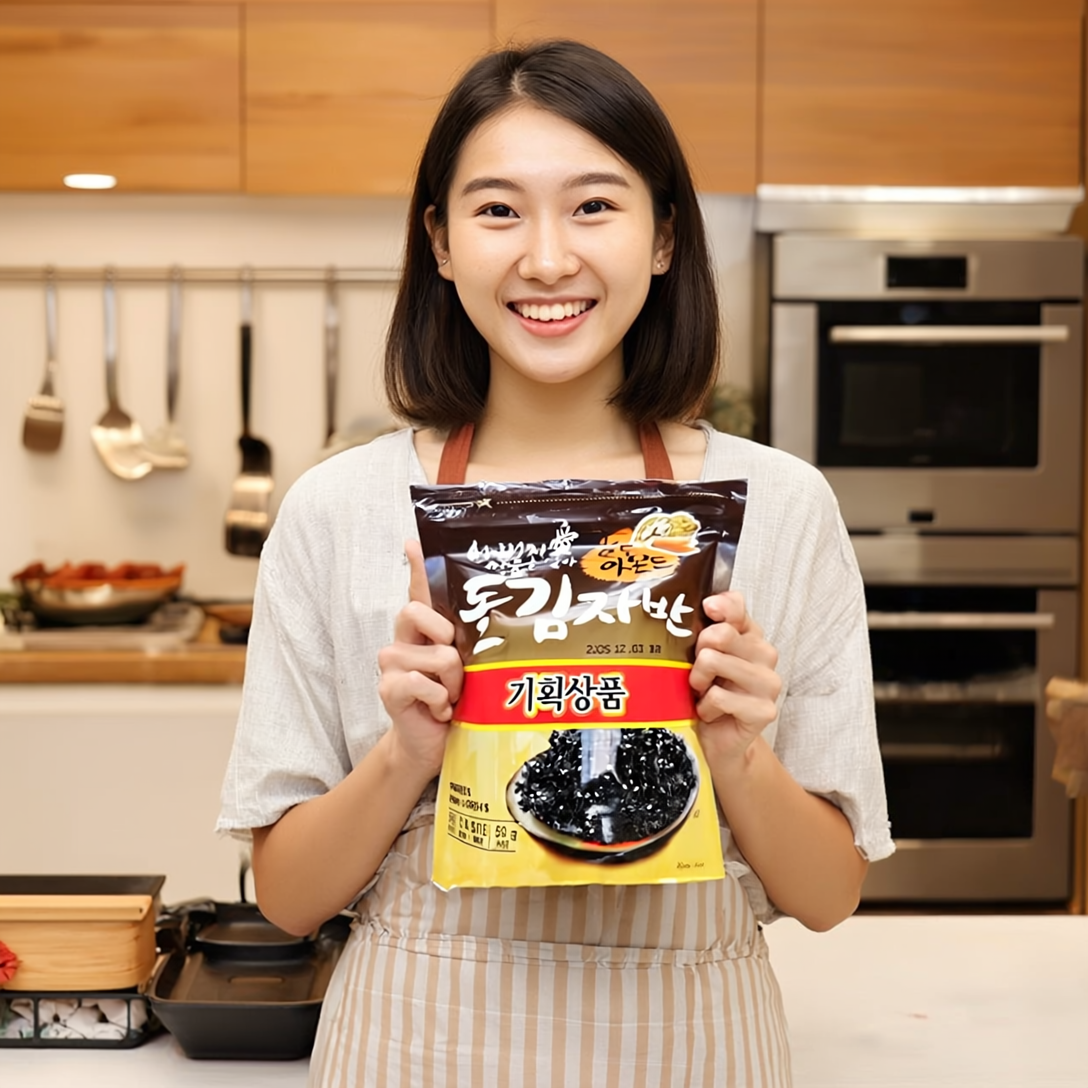 명식품본사 호두아몬드 돌김자반 소포장 반찬 가정 업소 식당식자재 도매가 50g, 20개 - 상세 이미지 2