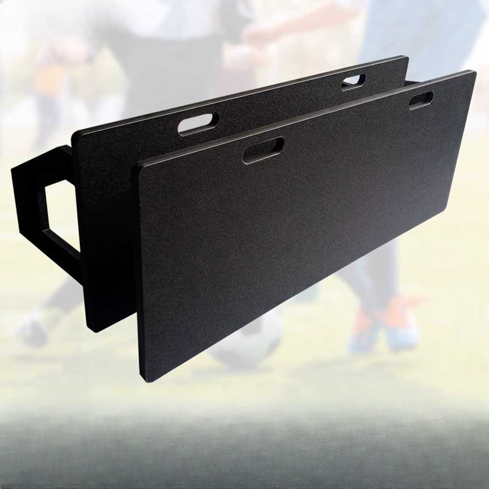 리바운드 보드 축구 패스 셀프 훈련 풋살 연습기 블랙 1000x400x20mm - 상세 이미지 2