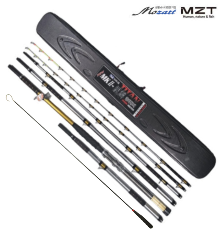 MZT 모짜르트 티탄 MK2 은린 갈치황제 줌 480 550 줄잡이 선상 갈치 낚시대 - 상품 이미지