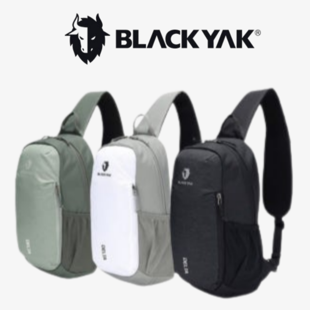 블랙야크 공용 델타슬링백 D링 넓은어깨끈 산책 여행 등산 보조 가방 2BYABXU914