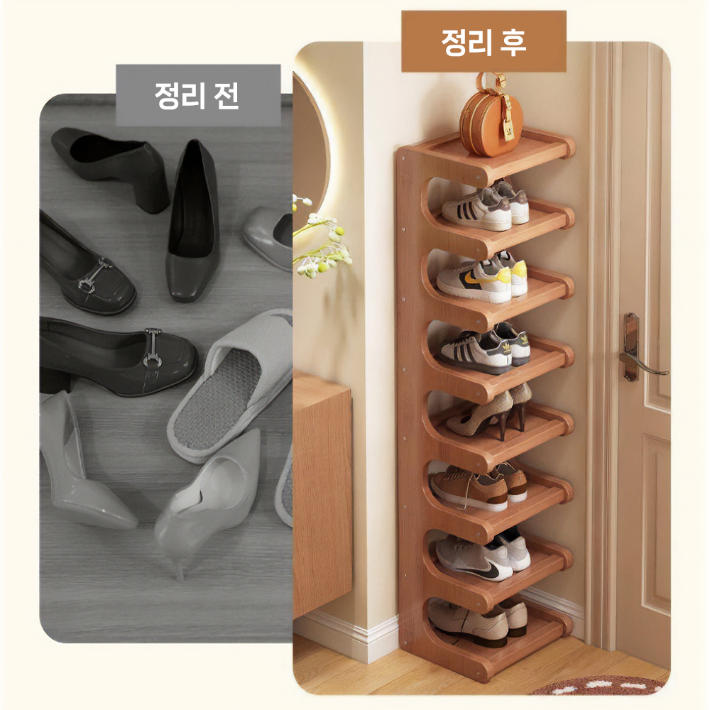 원룸 신발장 미니 슬림 틈새 오픈 사무실 현관 인테리어 이미지 6