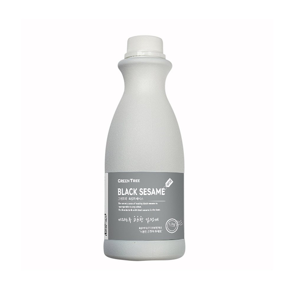 그린트리 흑임자 베이스1.2kg 라떼 원액 카페용 - 상품 이미지