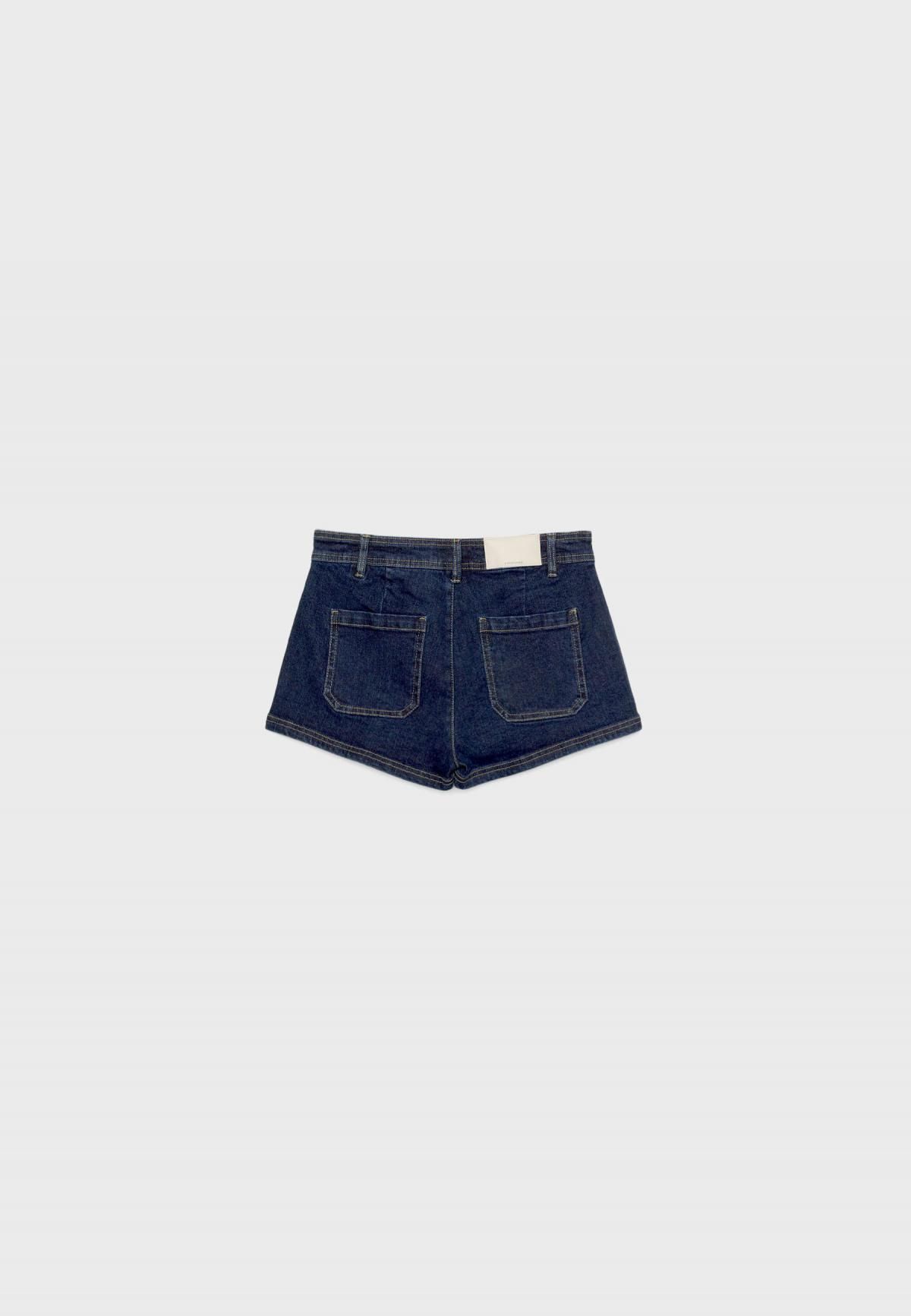 스트라디바리우스 트렌디 데님 마이크로 숏팬츠 8434/883 RINSE BLUE DENIM - 상세 이미지 2