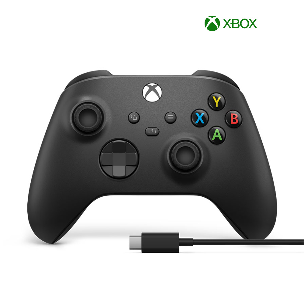 Xbox 무선 컨트롤러 카본 블랙 + USB-C 케이블