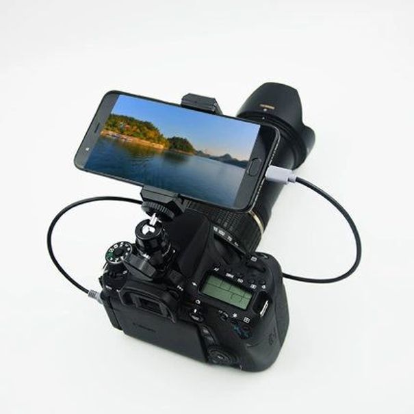 캐논 DSLR 촬영 케이블 휴대폰 연동 단일 상품 - 상품 이미지