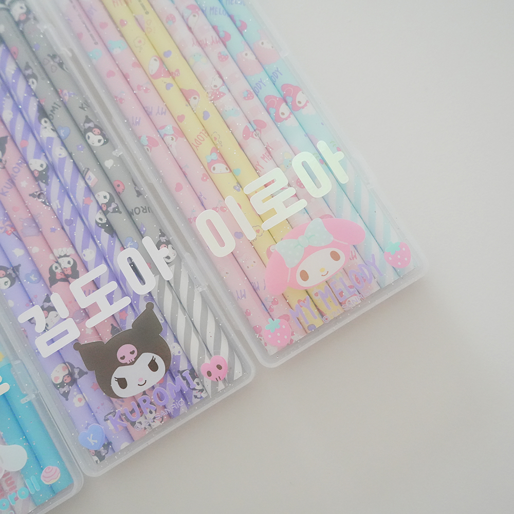 산리오 연필 세트 신학기 초등학생 준비물 학용품 구디백 단체 선물 어린이집 생일 답례품 이미지 2