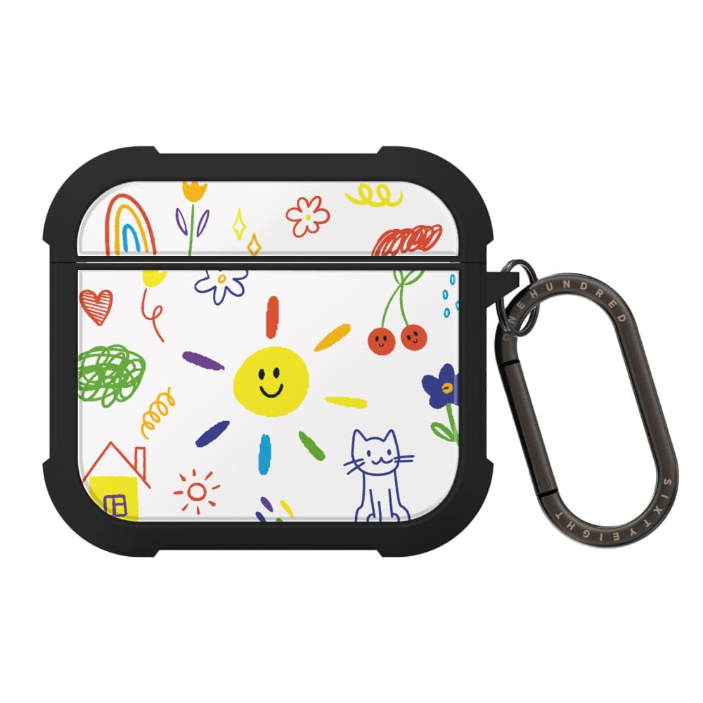 에어팟 4세대 케이스 블루투스 범퍼 에어팟 Kit 스케치북