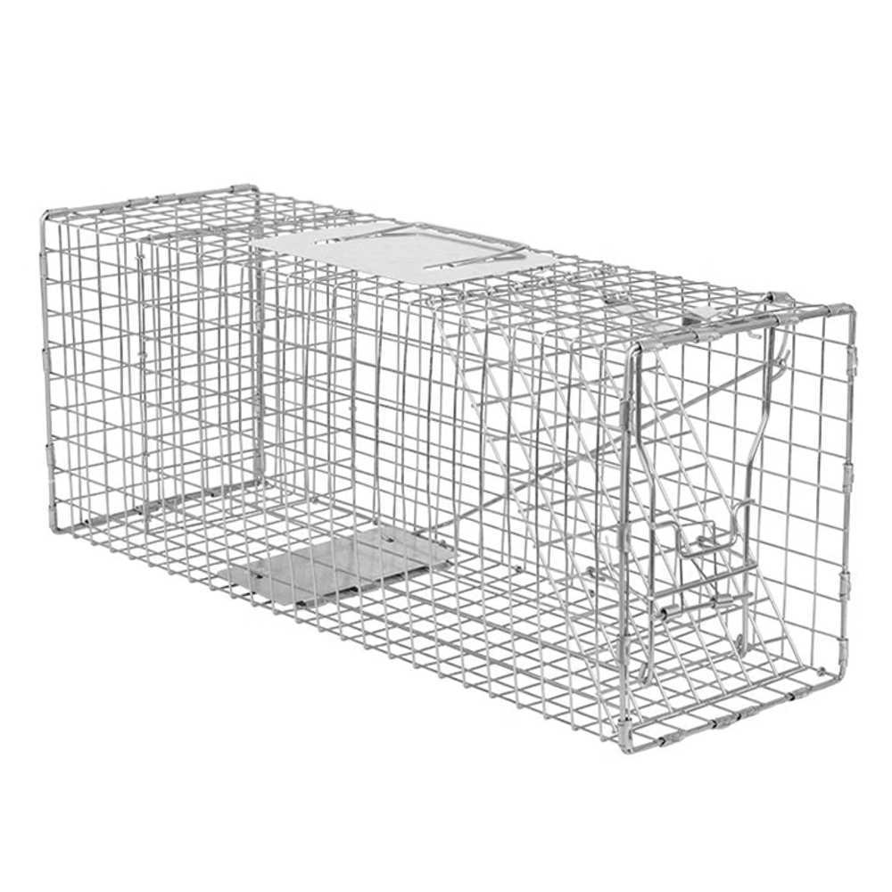고양이덫 케이지 오소리 수술 TNR 포획 안전 구조 망 특대형 105x43x40cm 35kg - 상품 이미지