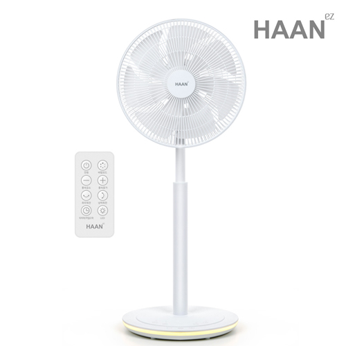 한경희 스마트 무드등 3D회전 BLDC 무선 선풍기 새상품 HAAN-HDC190 - 상품 이미지