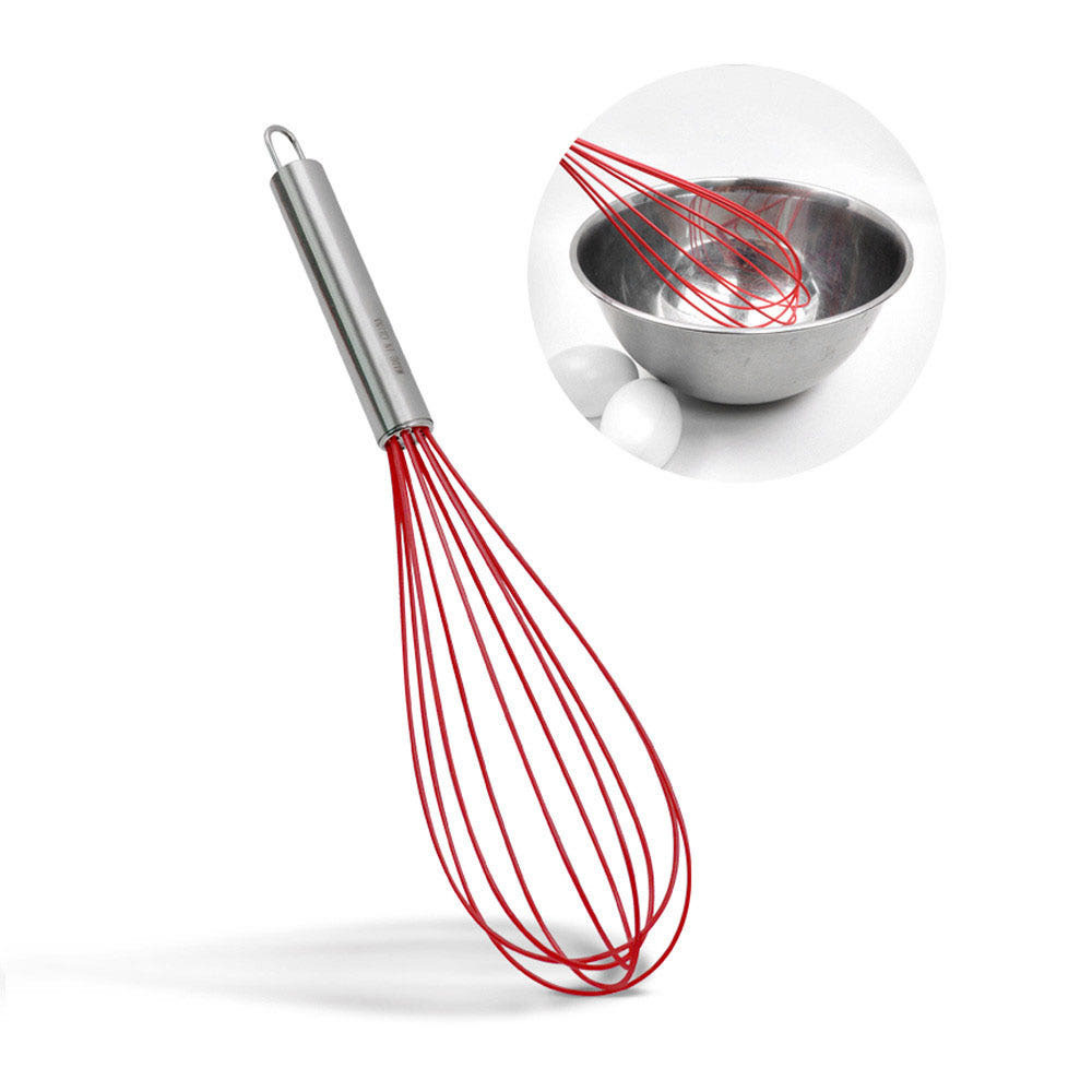 실리콘 계란 거품기 수동 휘퍼