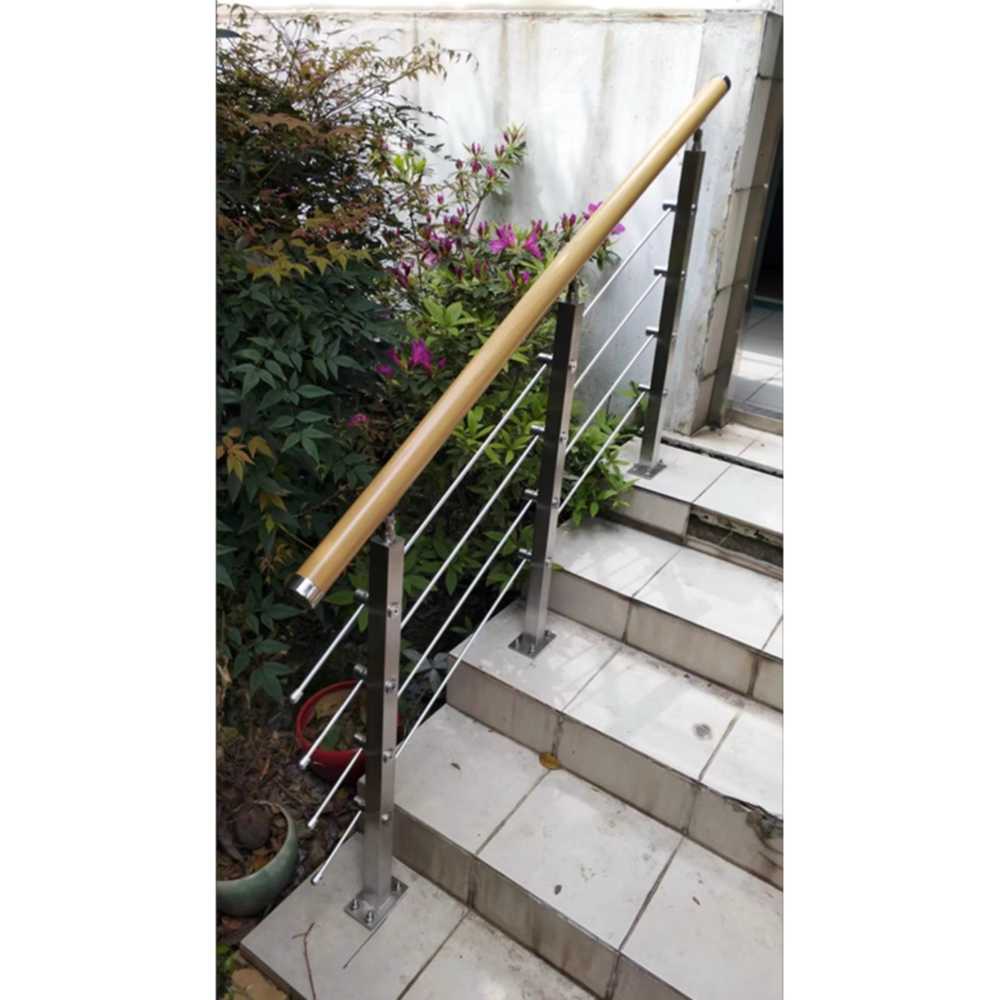 계단난간대 가드 옥상 주택 단조 스텐 복도 실외 안전 PVC 1m 38mm - 상세 이미지 3