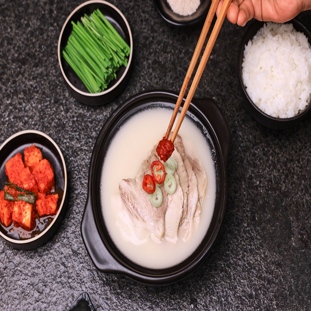4팩 더도이종가집 부산 돼지국밥 맛집 사골육수 캠핑음식 국밥 밀키트 630g 4개 - 상세 이미지 4