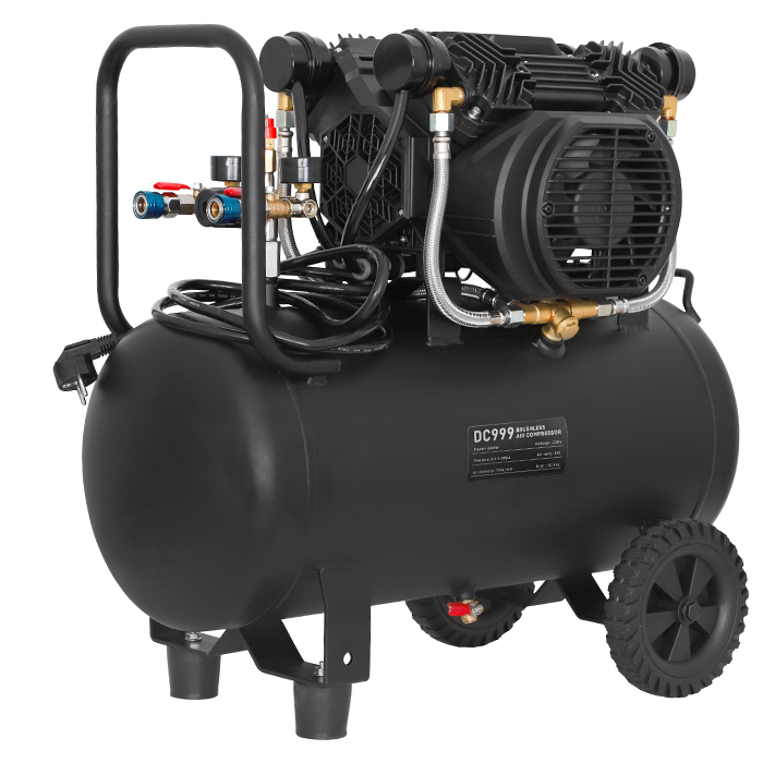 콜라보 콤프레샤 DC999 저소음 오일리스 220V 4,000W 8마력급 39리터 이미지 6