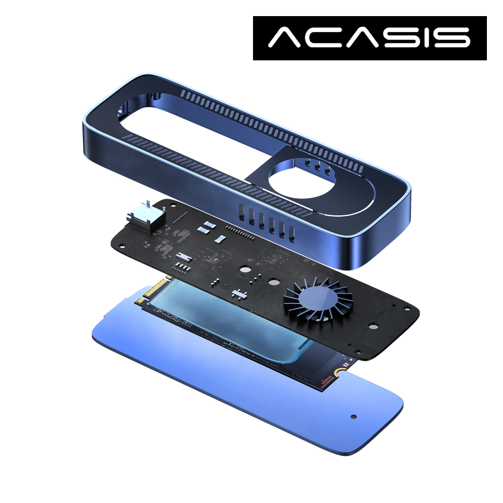 아카시스 EC-6608Air 외장SSD 1TB M.2 NVMe SSD 케이스 인클로저 외장하드 - 상세 이미지 3