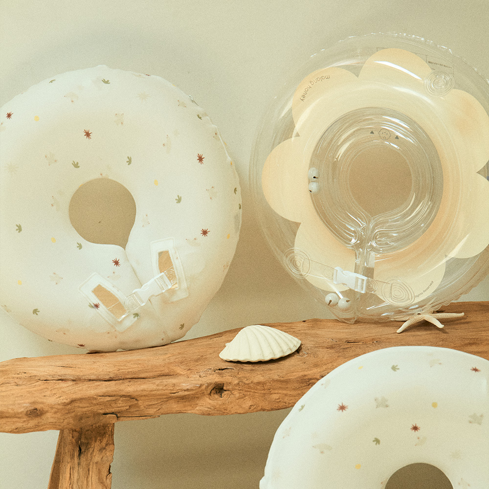 말랑하니 신생아 아기목튜브 오가닉커버 세트