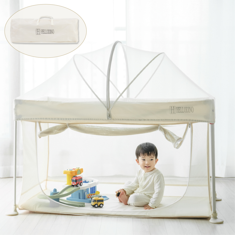 헬로디노 원터치 유아침대 트래블 Ver 전용 패키지 접이식 여행 휴대용 아기침대