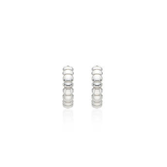 [바이이에르] [925 silver] Stack brick mini one touch earrings (Silver) BH7E40713W9XXX 이미지 6
